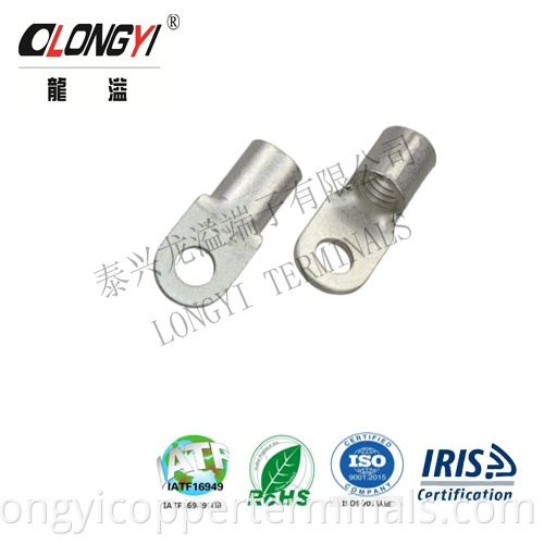 Non-Insulated Terminals, Ring Shape, T2 Copper, Tin Plating